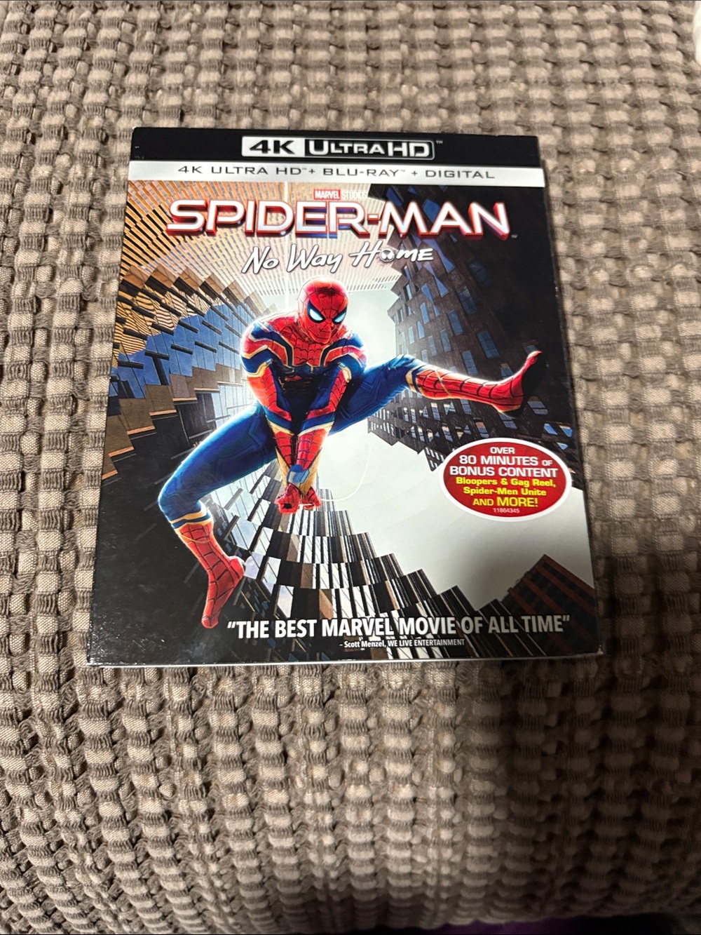 Marvel Spider-Man: No Way Home 4K Ultra HD Steelbook - Red, Blue